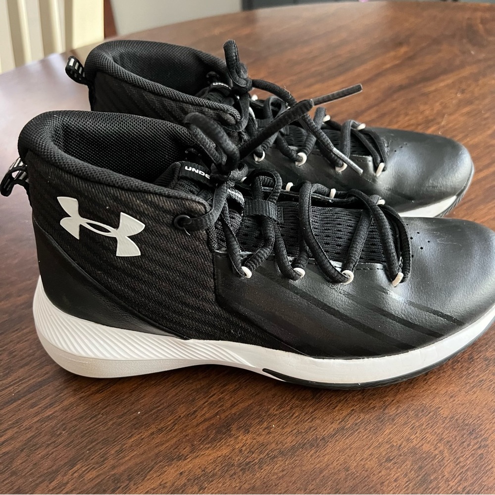 Youth Under Armour high top sneakers